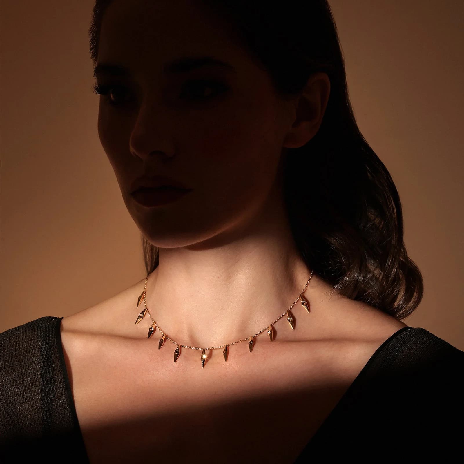 Dina J fine jewelry campaign photograph