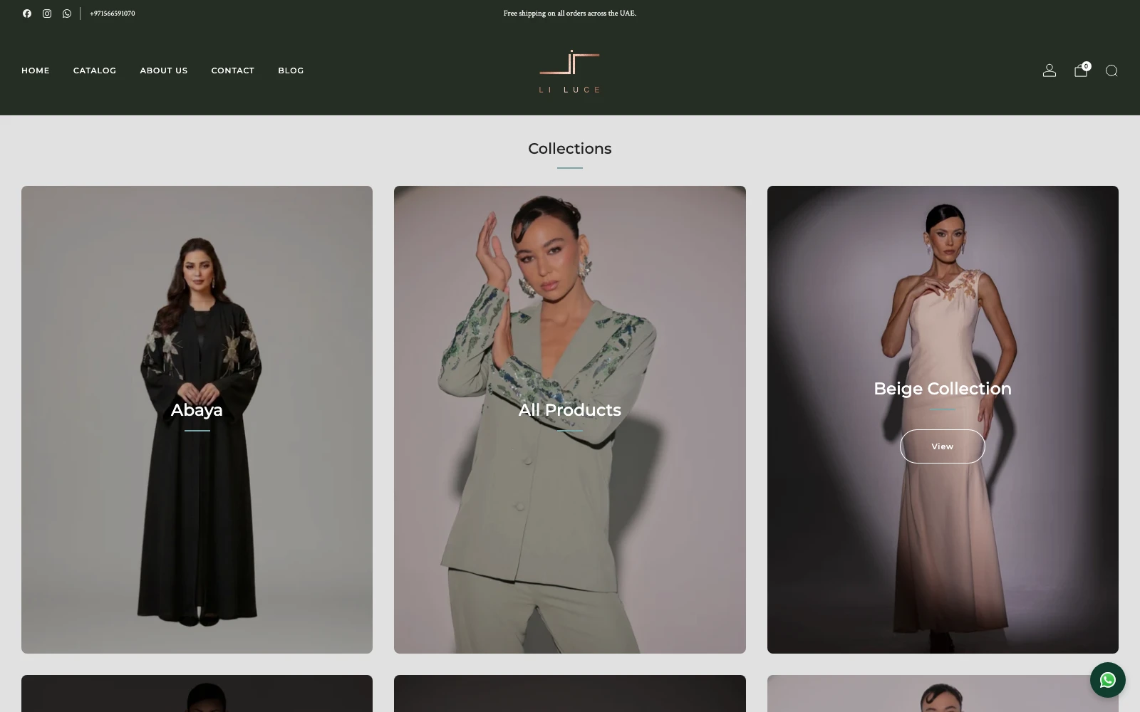 Li Luce website presentation