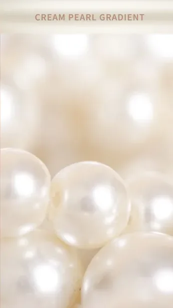 Pearelle colour inspiration: Cream Pearl Gradient